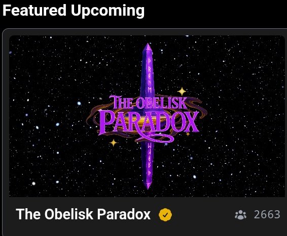 anonymousdapp's tweet image. $OBX is now a revolutionary game world bringing change to past, present and futuristic gaming experience 
launching on indie.fun
don&apos;t miss out on @ObeliskParadox 
Board the train to $OBX station 
stay bullish!