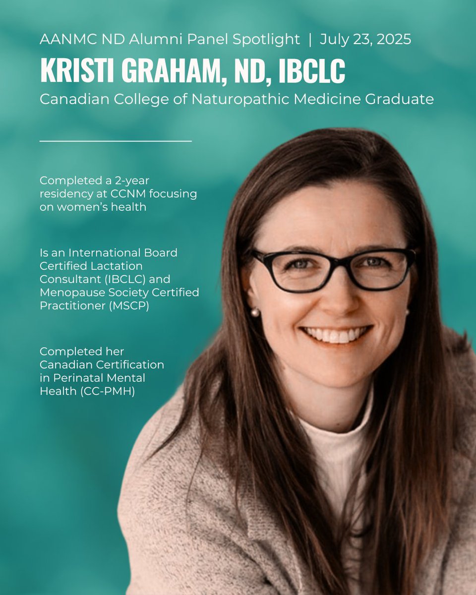 Meet Dr. Jeannette Musset from Sonoran and Dr. Kristi Graham from CCNM, two of the six panelists in our upcoming Alumni Insights webinar. 🩺

Learn more &amp; register: aanmc.pulse.ly/v7dykeiazx

#premed #prehealth #naturopathicdoctor #naturopathicmedicine #futuredoctor #medicalschool
