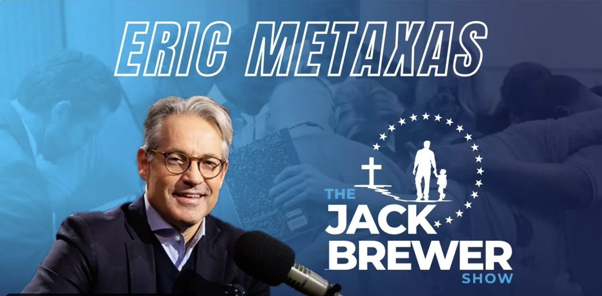 JackBrewerBSI's tweet photo. The new episode of The Jack Brewer Show with @ericmetaxas is out now!
Stream it here: https://t.co/VOxSNw1GRS https://t.co/XYyU75hOfX