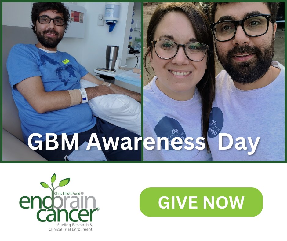 EndBrainCancer's tweet image. “There’s always going to be something bad… but there’s always going to be good things, and that’s where I see HOPE,” said Peter Mang, who was diagnosed with GBM.
Spread HOPE by giving to EBCI for GBM Awareness Day: monkeylink.co/434b98
#GBM #Glioblastoma #EndBrainCancer