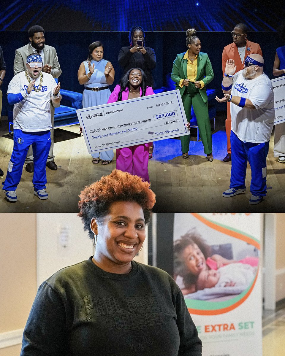 MavsOffCourt's tweet image. The Mavs Business Assist program just wrapped its third year, supporting over 300 minority-owned businesses across DFW 💙
We're helping entrepreneurs grow and connect in our community.
Learn more at Mavs.com/MBA
#MFFL