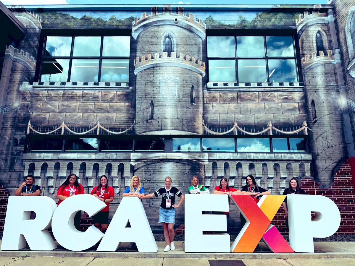 Wrapped up an amazing experience at #RCAEXP—feeling recharged. 
Thank you, @JustMeYSB, for reminding me “it’s about how hard you can get hit and keep moving forward.” 🥊-Rocky Teaching isn’t easy, but it’s filled with hope. 🩵Every child, every day. 🍎#RCAInspired #TeachInDavis