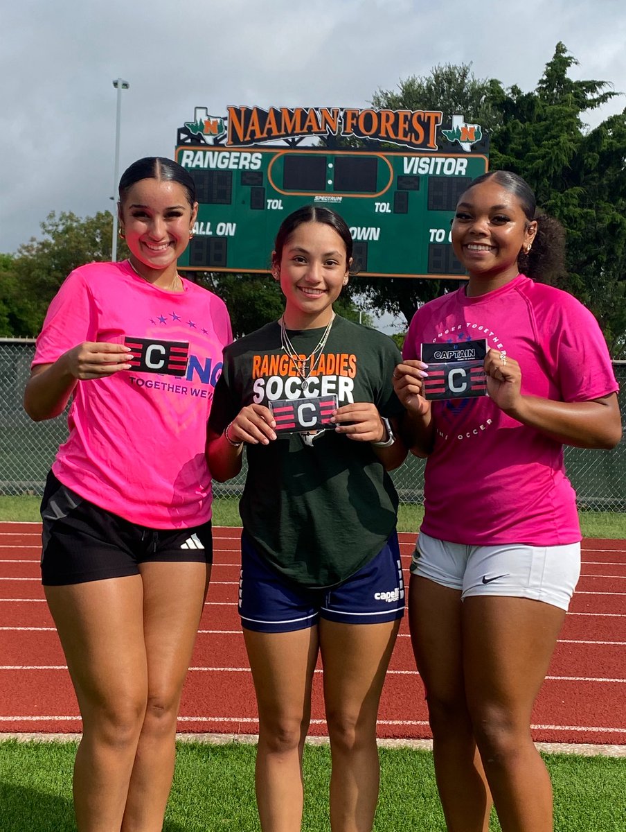 Summer workouts are coming to an end and we have NEW NEWSSSS! We’ve added another leader to our already amazing crew!!  Alexa Love will be joining Amanda Moreno and Eliana Gallegos as captains for the upcoming year!! Congrats ladies!!!! Letssssss go!!! #rangerladies #gisd