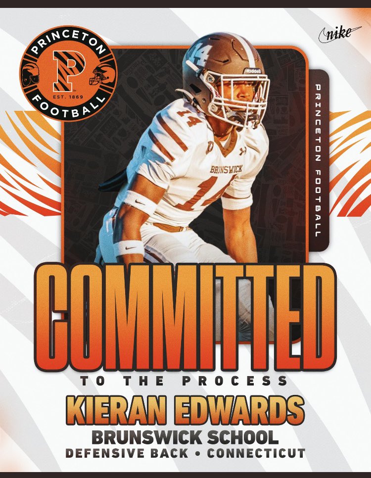 __KieranEdwards's tweet image. I’m excited to announce my commitment to the admissions process at Princeton University! Thank you to my family for being there for me through this journey. Special thanks to Coach Cuddy & everyone at Wick for developing me not only as an athlete but into an even better person!