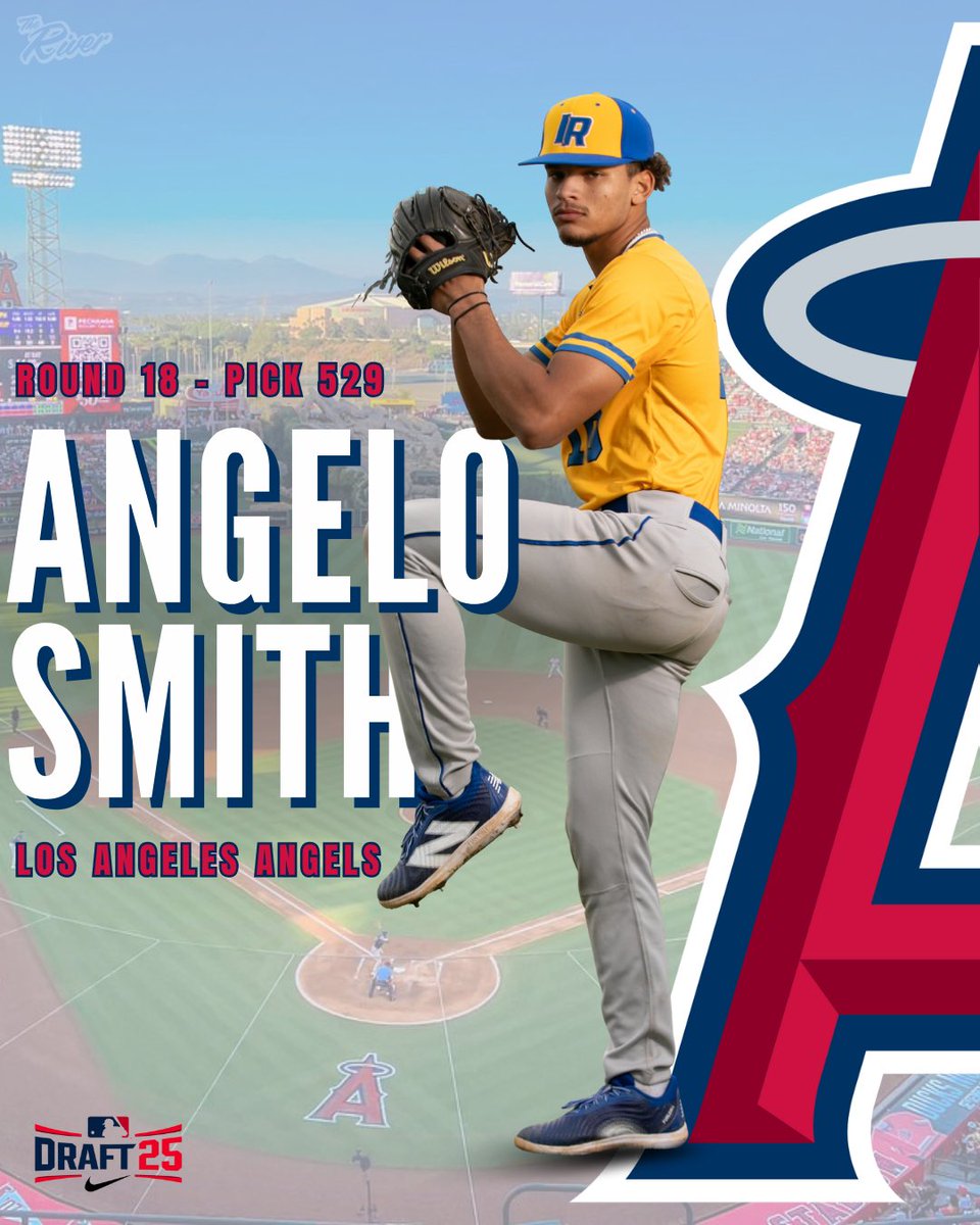 From The River to the Big Leagues! 💥⚾️

Big congrats to River Baseball alum Angelo Smith on being drafted by the Los Angeles Angels in the 2025 MLB Draft! 

#RollRiver #TheRiverWay #MLBDraft