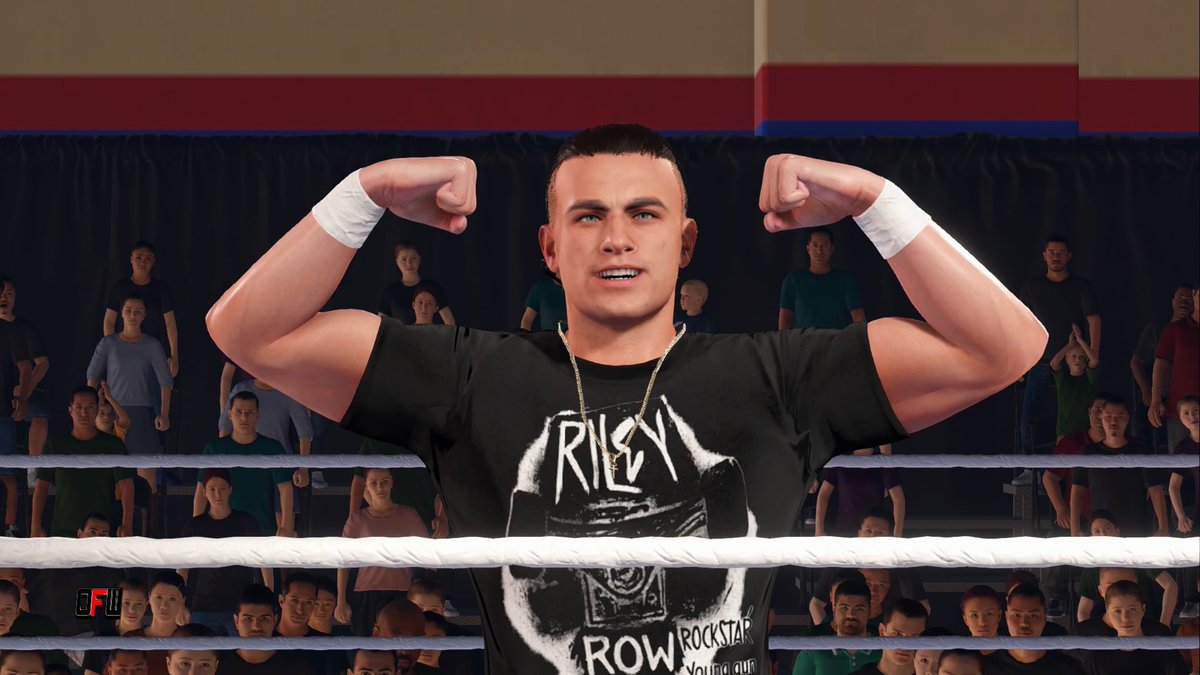 RileyRow_2KCAW's tweet photo. Shout out to @Steezy1TV for making the amazing attire for ya boy Riley Row https://t.co/DxAP5wLule
