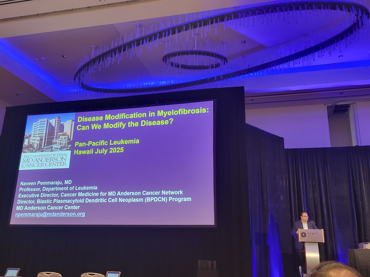 FadiHaddad_MD's tweet image. Moving away towards disease modification in #myelofibrosis
@doctorpemm reviewing the different strategies from combos to newer drugs & immune therapies at #PPLC2025
Exiciting years ahead in the #MPN field with lot of advancements happening... #mpnsm #leusm
