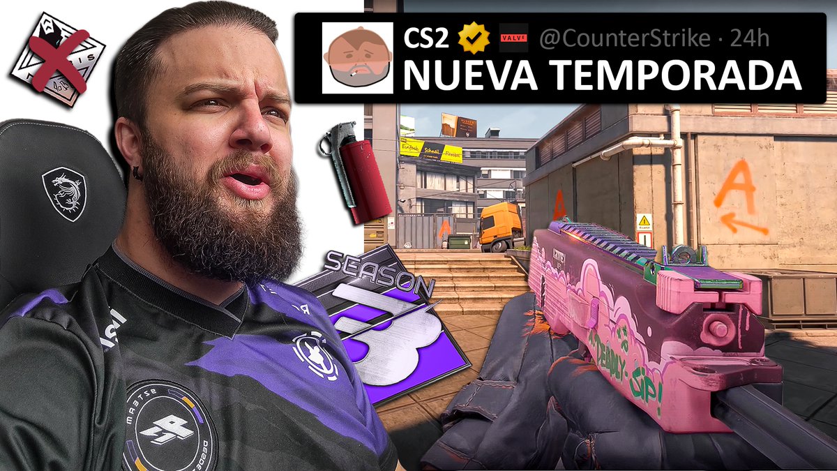 Znorux's tweet image. ¡NUEVO VIDEO!
TODOS los CAMBIOS CRÍTICOS en la SEASON 3 
¿Mejor o Peor? | CS2

youtu.be/jm9dLnx1rqE 🔱

&quot;Llega overpass, cambia la economía, nerfean y buffean cosas, ¿realmente es mejor?&quot;