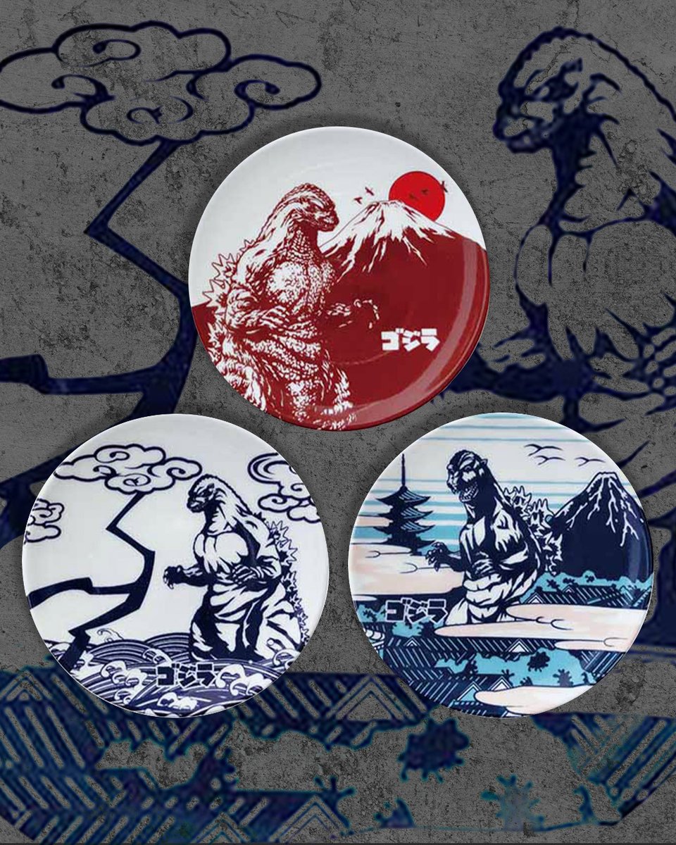 GodzillaS_US's tweet image. 🍶 🍽️ They're back: ceramic Godzilla sake and plate sets from Japan. Get yours now: ow.ly/fTZl50WqRhJ