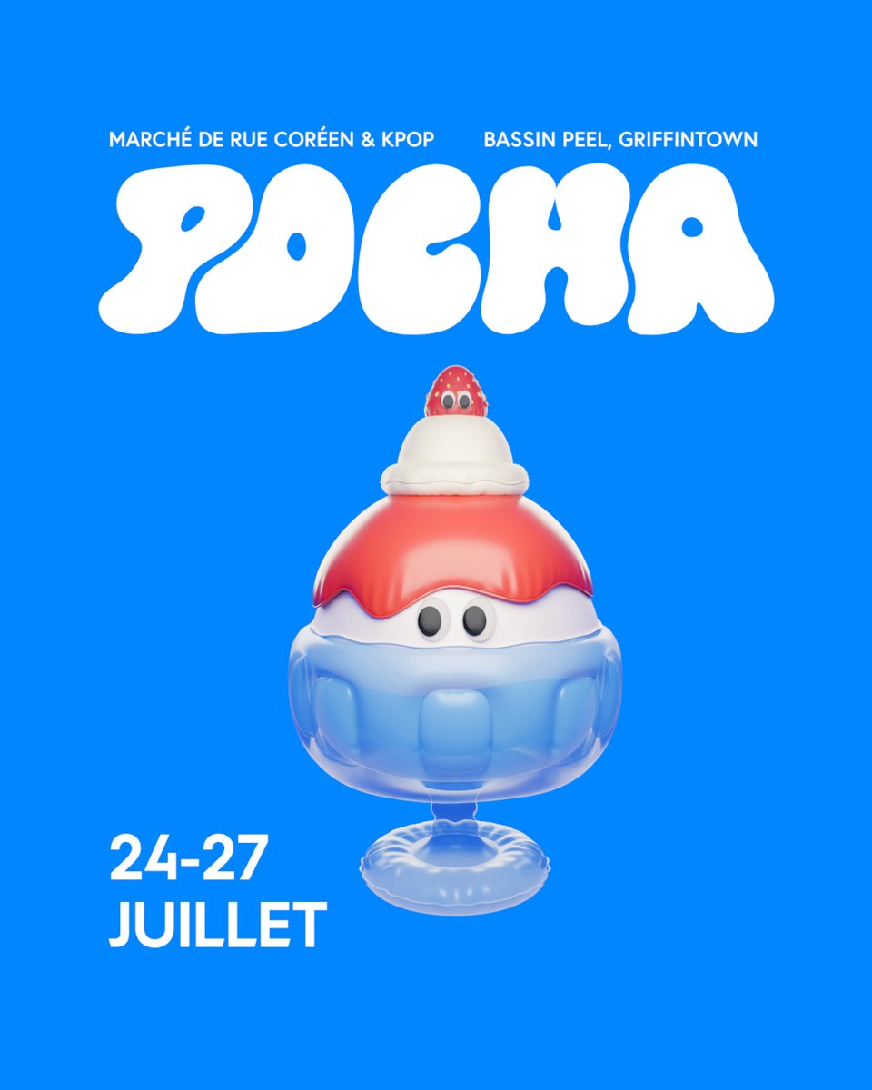 themontrealer's tweet image. POCHA MTL 2025 - the largest Korean street market and K-pop fan gathering in Quebec
🍜Featuring more than 30 Korean product booths and over 25 food booths, plus K-pop hits & dancing.
👉Learn more about POCHA MTL: themontrealeronline.com/xhg4
#Montreal #Griffintown #Kpop #koreanfood