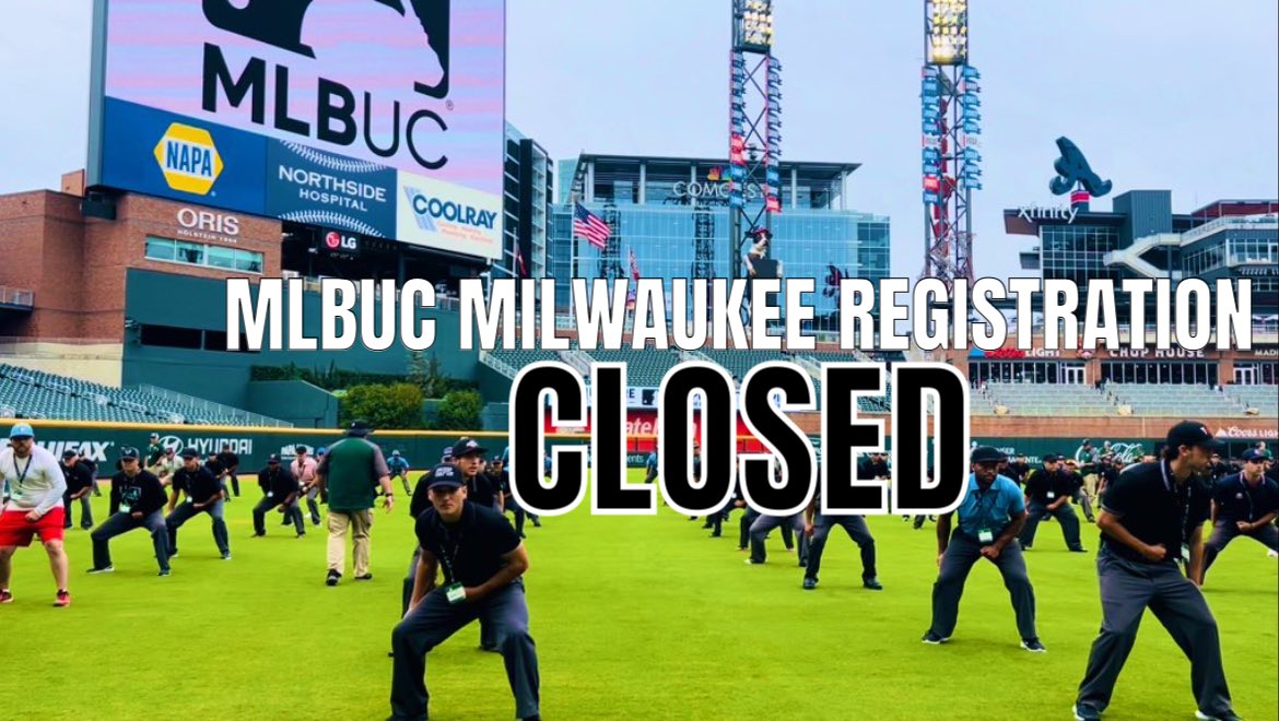 MLBUmpCamps's tweet image. The FREE MLB Umpire Camp in Milwaukee is almost here โ and registration is now CLOSED! โโพ๏ธ
๐ฅ No cost. No catch. Just opportunity.
๐ MILWAUKEE | ๐ธ 100% FREE
๐จ Missed the deadline? Walk-ups are welcome โ just show up ready on Sunday at 8:00 a.m.๐
#ItStartsHere