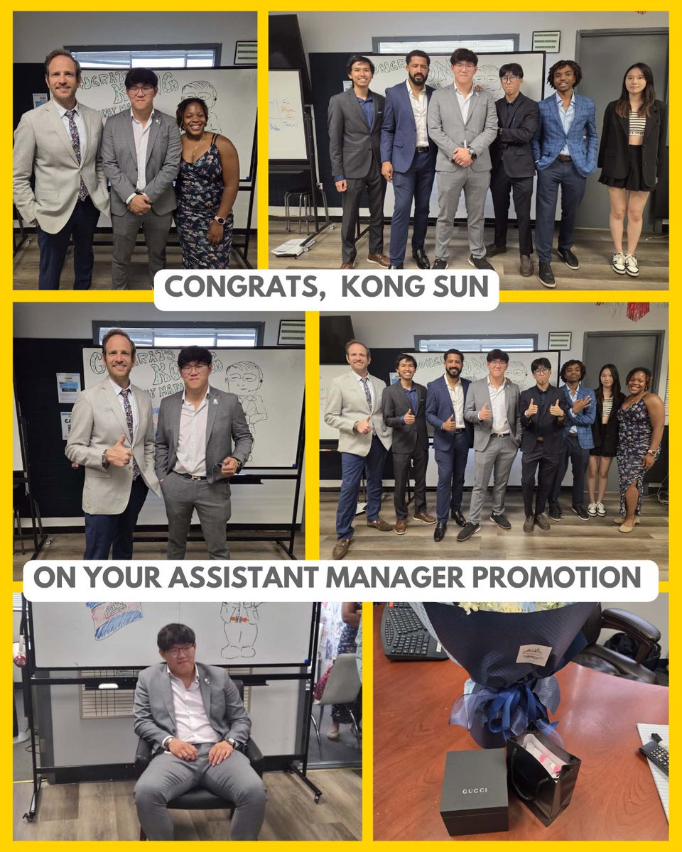 OLNinc's tweet image. Huge congratulations to Kong Sun on his well-deserved promotion to Assistant Manager! 🎊 Your hustle, leadership, and consistency never go unnoticed — we’re so proud to have you leading the way. 🙌
-
#promotioncelebration #assistantmanager #leadbyexample