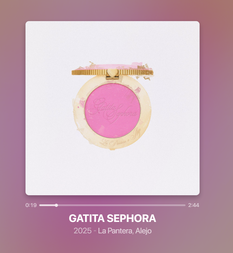 Salvacl_'s tweet image. ya ha salido "gatita sephora"
como no habia un puto tema de estos dos antes, que locura