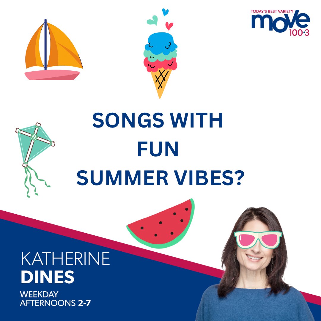 Ottawa’s MOVE 100 (@move100ottawa) on Twitter photo Simple Plan - Summer Paradise ☀️, Bryan Adams - Summer Of ‘69, Harry Styles - Watermelon Sugar 🍉
I could be here all day! Your turn👇!
~ <a href="/KatherineDines/">Katherine Dines</a> Simple Plan - Summer Paradise ☀️, Bryan Adams - Summer Of ‘69, Harry Styles - Watermelon Sugar 🍉
I could be here all day! Your turn👇!
~ <a href="/KatherineDines/">Katherine Dines</a>