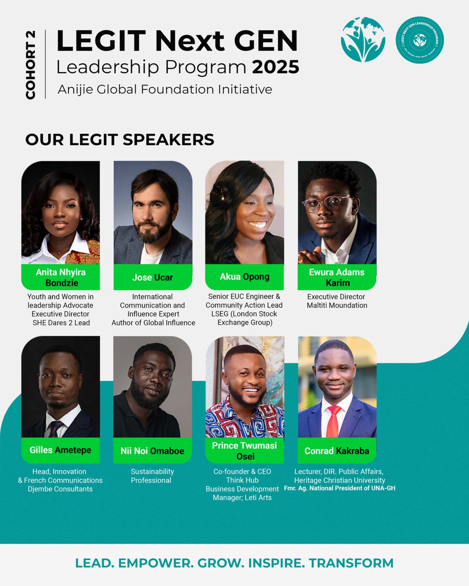 AnijieGlobal's tweet image. ๐ป TECH SESSION: #LEGITNGL!
Akua Opong Senior EUC Engineer from @LSEGplc will be speaking on "Digital Solutions for Local Challenges: Tech Tools for Changemakers"
#LEGITNextGenLeaders #TechForGood #DigitalSolutions #WomenInTech #SocialImpact #AnijieGlobalFoundation #STEM