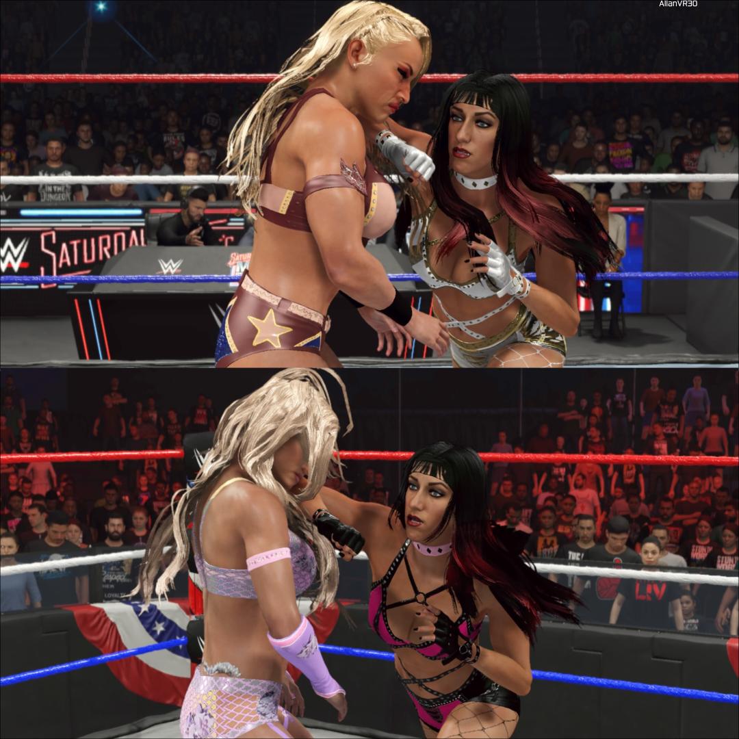 aaronvr40_'s tweet image. FATAL INFLUENCE 🤘🏻
Jacy Jayne ( @jacyjaynewwe ) Evolution &amp;amp; NXT GAB'25 attires are now in #WWE2K25 CC &amp;lt;3
Platforms: PS4/XboxOne/PC
Hashtags: 
#JacyJayne
#FallonHenley
#JazmynNyx