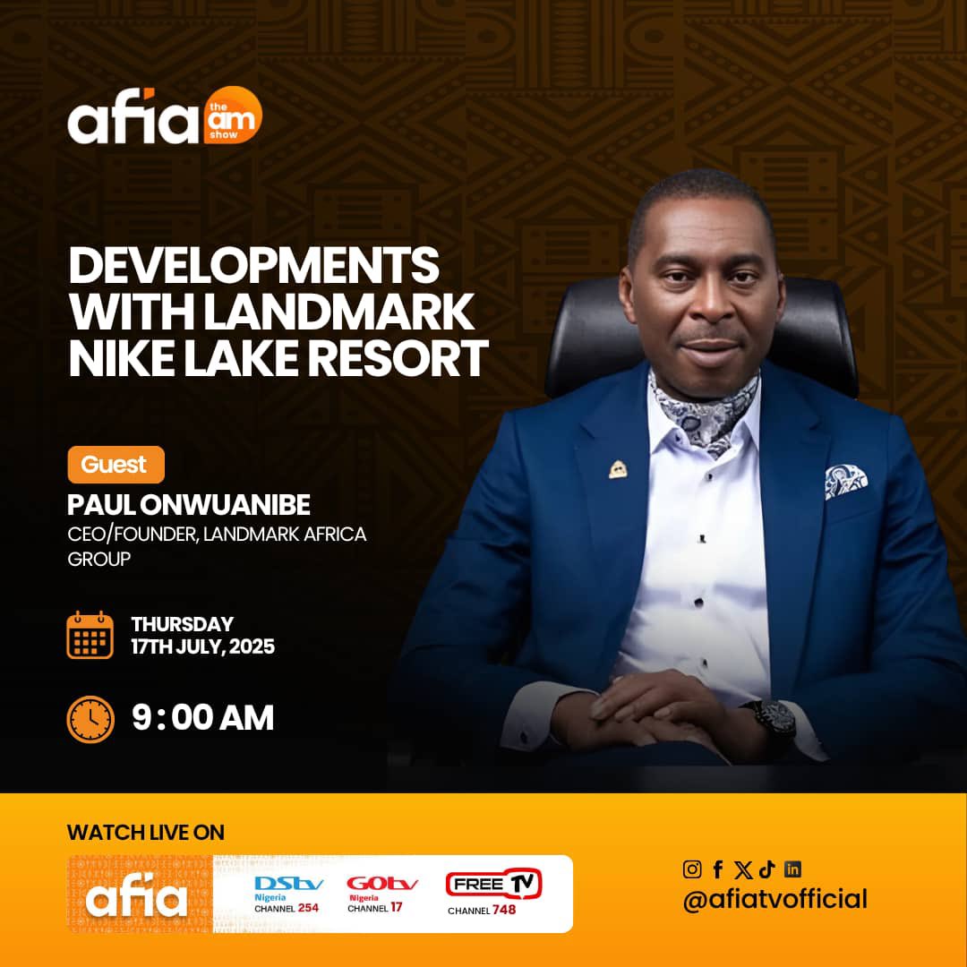 Paul Onwuanibe (@paulonwuanibe) on Twitter photo Tomorrow on <a href="/AfiaTvOfficial/">AfiaTvOfficial</a> I’ll be sharing the journey behind the bold revival of Landmark Nike Lake Resort <a href="/nikelakeresort_/">Landmark Nike Lake Resort Enugu</a> from where we started to where we’re headed — this is more than a renovation; it’s a reinvention.
I’ll be talking about the challenges we’ve faced, the Tomorrow on <a href="/AfiaTvOfficial/">AfiaTvOfficial</a> I’ll be sharing the journey behind the bold revival of Landmark Nike Lake Resort <a href="/nikelakeresort_/">Landmark Nike Lake Resort Enugu</a> from where we started to where we’re headed — this is more than a renovation; it’s a reinvention.
I’ll be talking about the challenges we’ve faced, the
