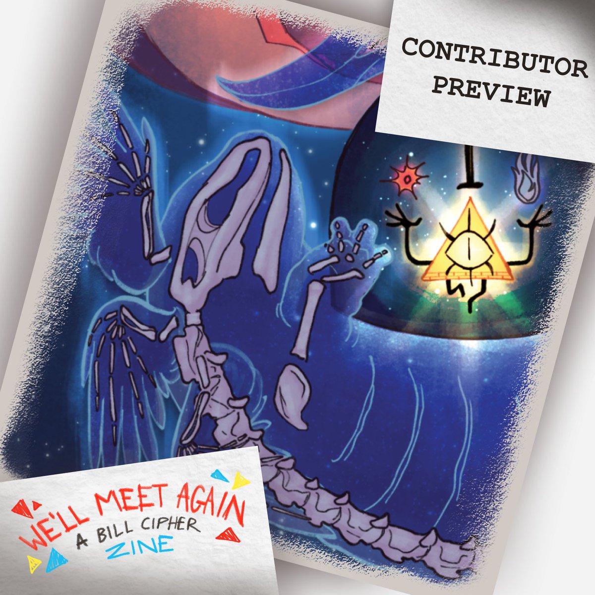 EmptyGoldStudio's tweet image. Preview of my piece for @billcipherzine
Excited to see the whole zine coming together)
#gravityfalls #billcipher #emptygoldstudio