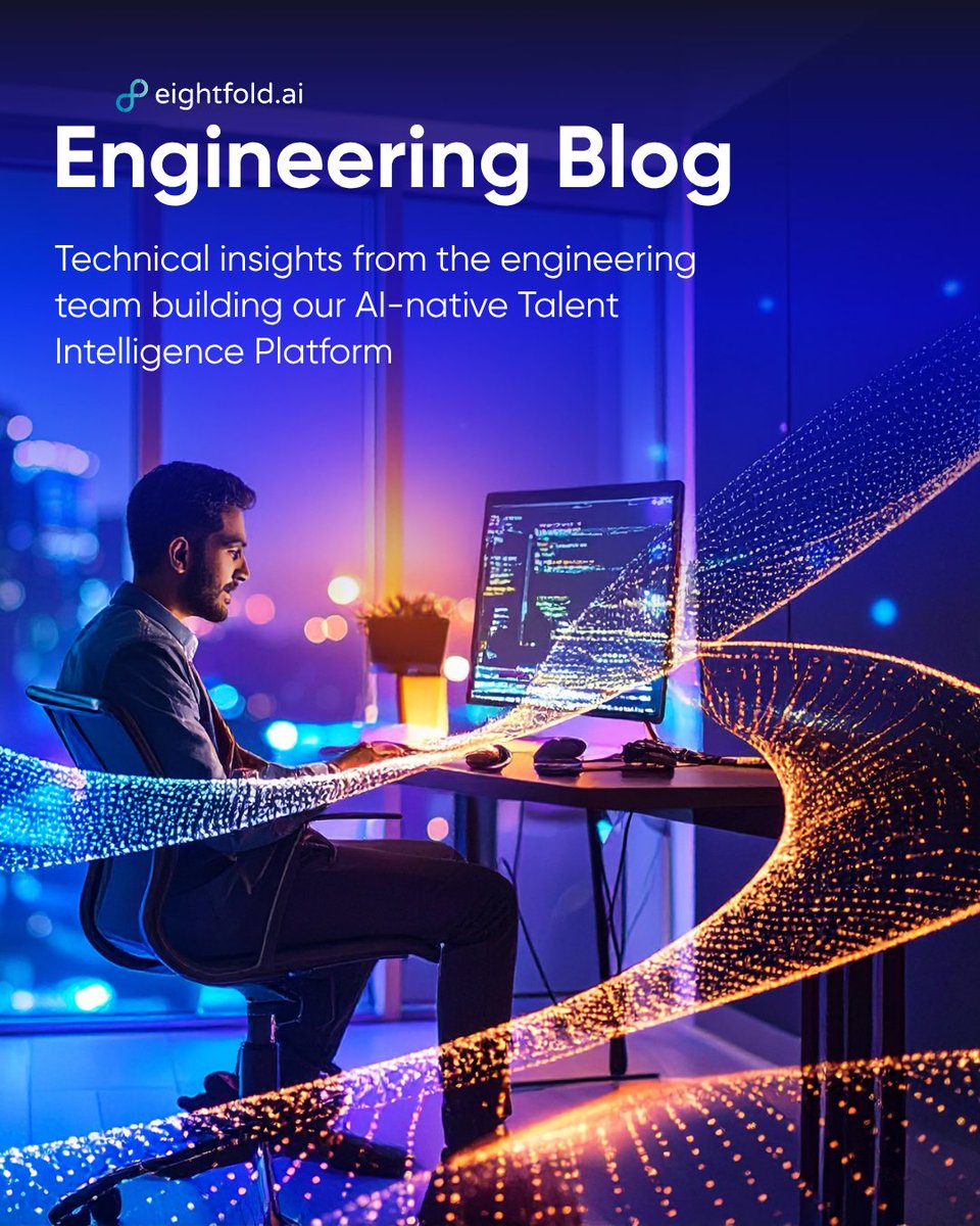 Welcome to the Eightfold Engineering Blog! 🚀

Get an inside look at how we build, innovate, and scale AI to drive real impact. From engineering challenges to the tech behind our systems, we’re sharing the stories and ideas shaping our work. bit.ly/4lBrIAS
