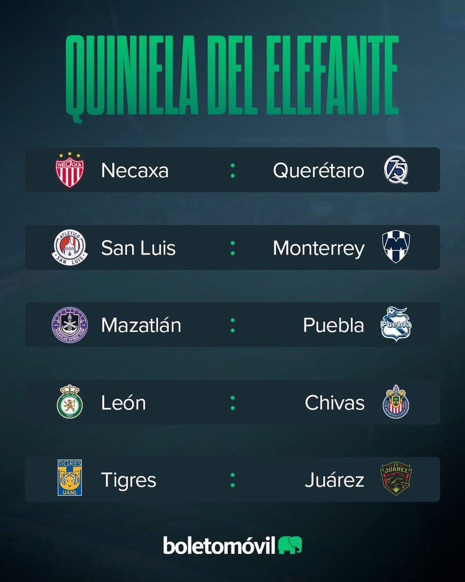 boletomovil's tweet image. Sabemos que tienes buen ojo futbolero 👀⚽
Elige un solo partido de la jornada y coméntalo aquí abajo con tu predicción.
No es apuesta. No es concurso.
Pero el Elefante tiene buena memoria…
Compra tus boletos en Boletomóvil🐘
#ConElElefante 🎟️💚