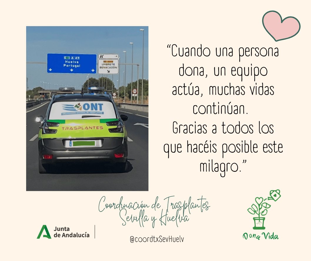 🔁 Detrás de cada donación y trasplante hay una historia de amor y generosidad. 
💞Donantes que dan vida. Profesionales que la protegen🫶🏻. Personas que esperan y confían💝. 
🌊En verano, este círculo no se detiene. 
💓Gracias a cada uno de vosotros. #VidaQueSigue #GraciasSiempre