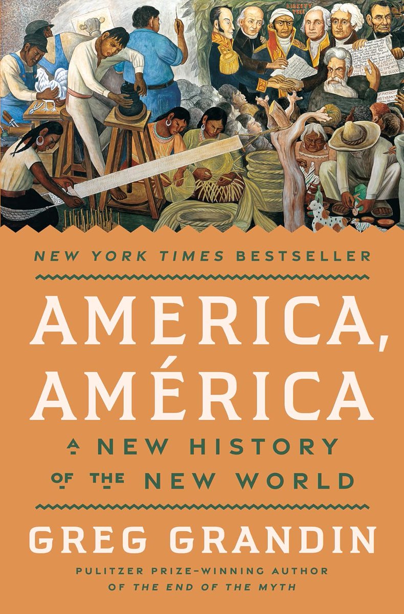 BPegged's tweet image. An original and impressive new interpretation of the history of the Americas explains the impact and influence of Latin America on the United States and vice versa. Read my book review of America, America by @GregGrandin (@penguinpress) at @BookBrowse:  bookbrowse.com/mag/reviews/in…