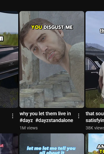 First #youtube video/short to hit 1,000,000 views

I had a ton of fun with the most recent #dayz experimental branch (many cars)

thank you for enjoying my content and videos

I cannot explain how blessed I feel to play my favorite game and have people want to watch