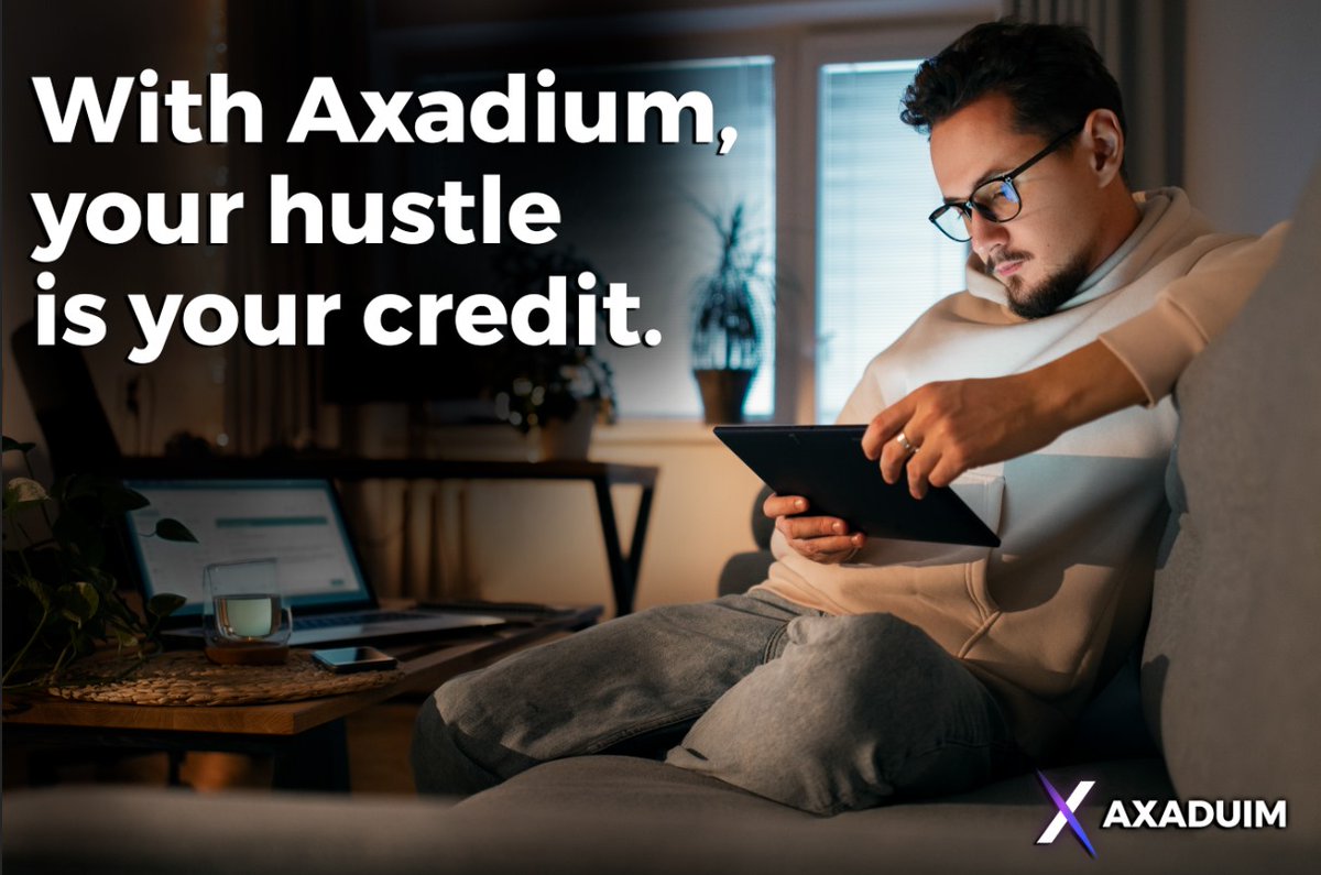 axadium's tweet photo. With Axadium, your hustle is your credit.
No paperwork. No gatekeepers. Just proof of effort.
The more you do, the more you unlock.
Grind smart. Earn trust. Level up.
#Axadium #Web3 #OnChainReputation #HustleHard https://t.co/SHaabxSR6G