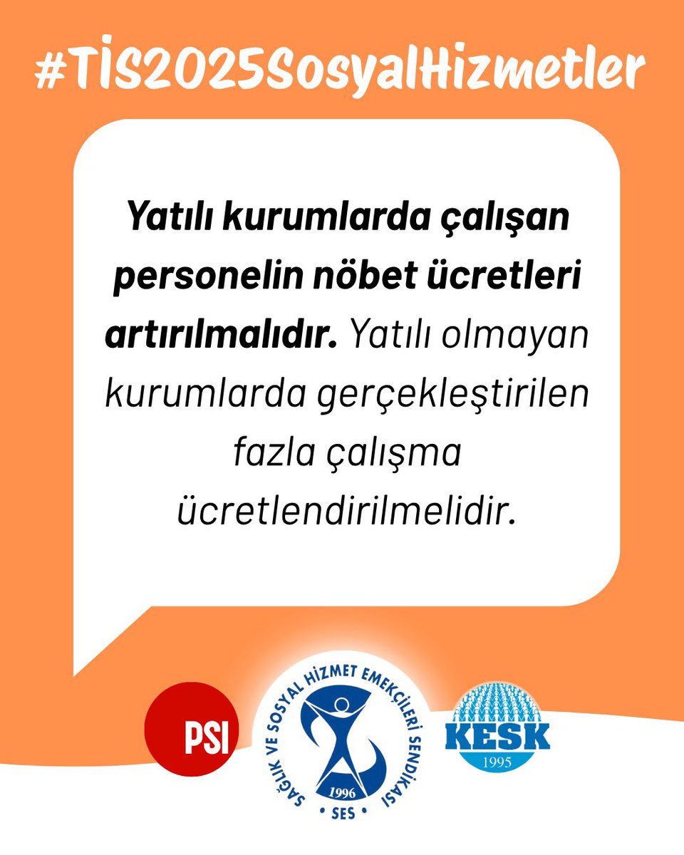 SESBATMAN's tweet photo. Sosyal Hizmetler TİS Taleplerimiz. Vazgeçmeyeceğiz.  #TİS2025SosyalHizmetler https://t.co/FPG3tnOZVt