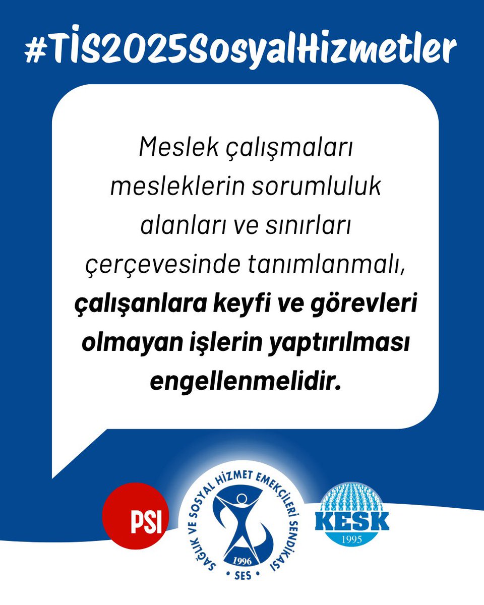 SESBATMAN's tweet photo. Sosyal Hizmetler TİS Taleplerimiz. Vazgeçmeyeceğiz.  #TİS2025SosyalHizmetler https://t.co/FPG3tnOZVt