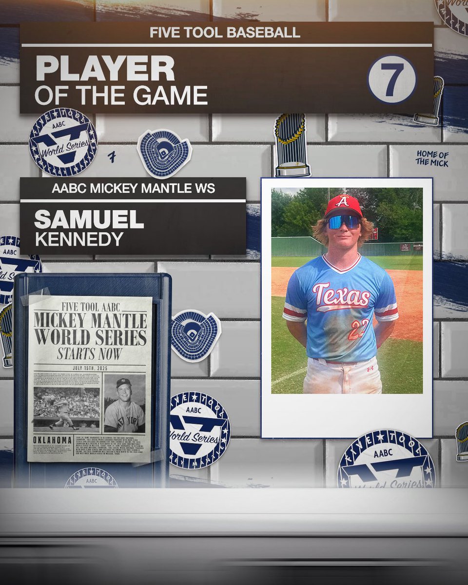 Five Tool Oklahoma (@fivetoolok) on Twitter photo #MantleWS F: <a href="/TxAngelsBB/">Texas Angels Baseball</a> 2027 Libson 14, DFW Twins 16U Scout 2
PoG: <a href="/SLJK22s/">Samuel Kennedy</a> 3-3, HR, 2B, 5 RBI #MantleWS F: <a href="/TxAngelsBB/">Texas Angels Baseball</a> 2027 Libson 14, DFW Twins 16U Scout 2
PoG: <a href="/SLJK22s/">Samuel Kennedy</a> 3-3, HR, 2B, 5 RBI