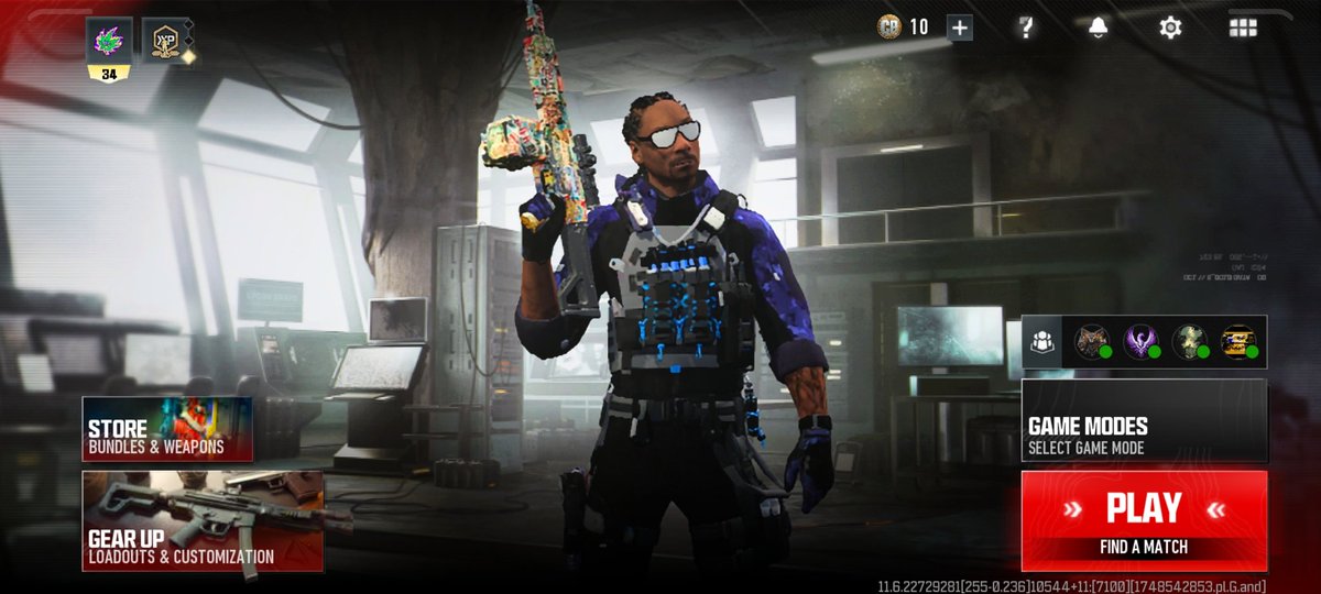 sean_himes's tweet photo. I'm running around the battlefield still of Warzone Mobile as Snoop Dogg. There's still so many real players playing this game I wish they would have kept it alive. Who would watch me stream this? #BringWarzoneMobileBack https://t.co/ecuqPrLNlK