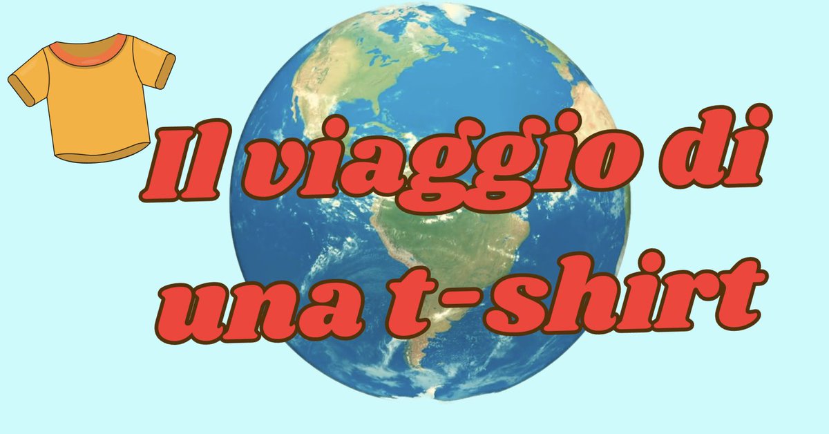 Grazie alle sollecitazioni di sCOOLFOOD due classi 5^ di una scuola primaria di Bari si sono chieste 𝐝𝐚 𝐝𝐨𝐯𝐞 𝐚𝐫𝐫𝐢𝐯𝐚𝐧𝐨 𝐢 𝐯𝐞𝐬𝐭𝐢𝐭𝐢 𝐜𝐡𝐞 𝐢𝐧𝐝𝐨𝐬𝐬𝐢𝐚𝐦𝐨 e hanno scelto di approfondire il tema della #modasostenibile, tracciando il percorso di una T-shirt