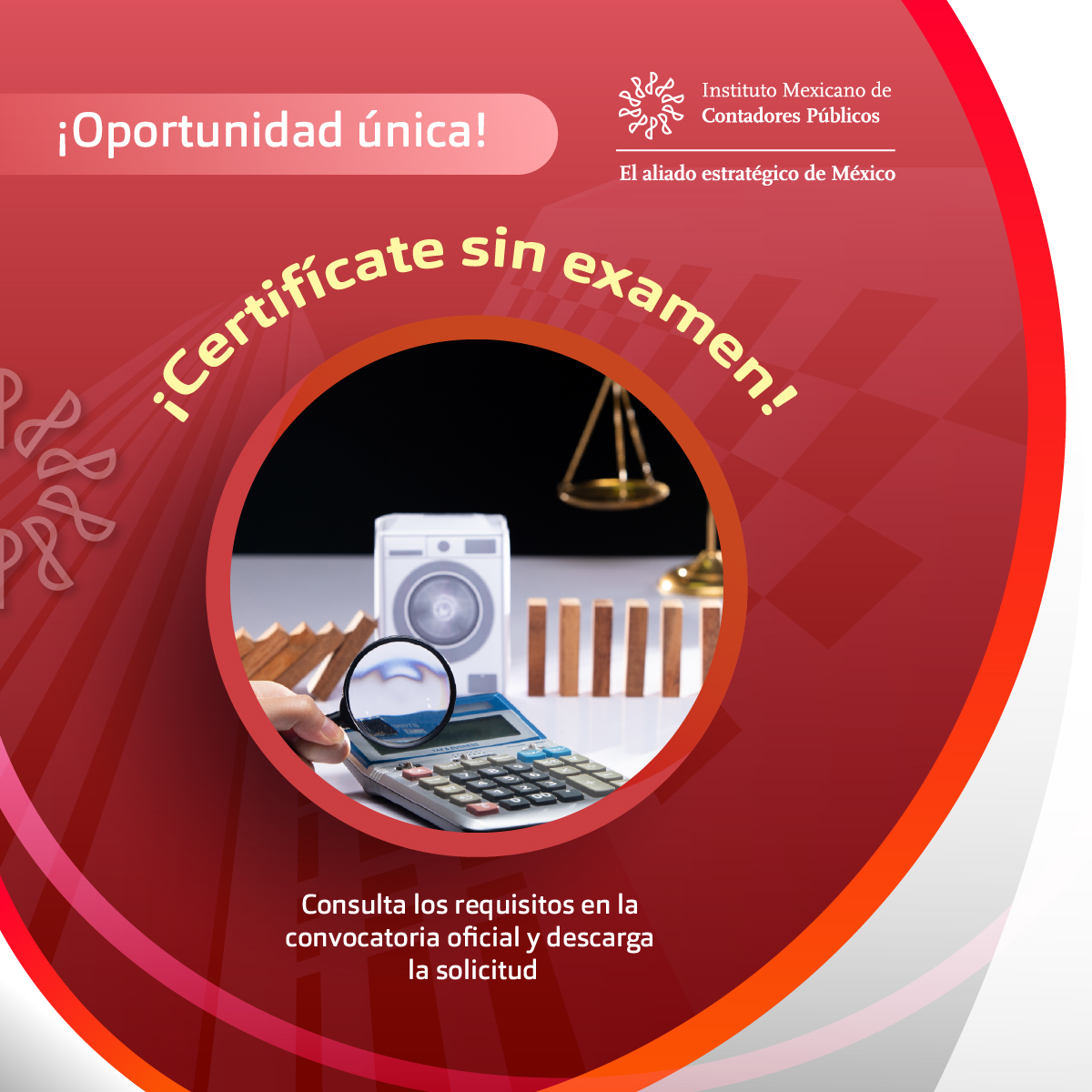IMCP's tweet photo. 🎯 ¿Tienes experiencia en PLD y Anticorrupción?
¡Es tu momento! Si tu trayectoria es sólida y comprobable, puedes obtener tu certificación del IMCP ¡sin presentar examen!

Aprovecha esta oportunidad única.

Más info 🔗 https://t.co/wo391uJlvn

#IMCP #AliadoEstratégicoDeMéxico 🇲🇽 https://t.co/LQT17QvZnl