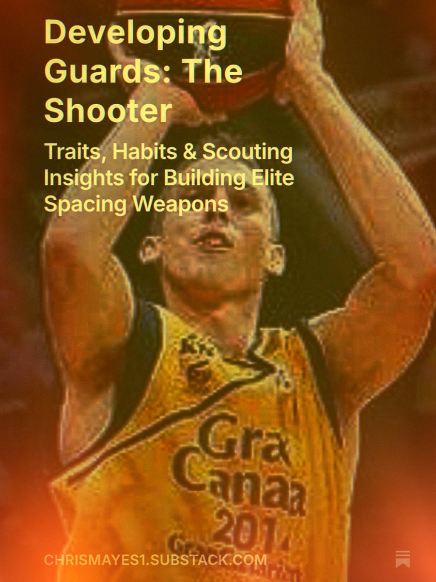 Part 3: The Shooter… 

chrismayes1.substack.com/p/developing-g…

#BasketballCoaching #Leadership #PlayerDevelopment #BasketballScouting #GuardDevelopment #InternationalBasketball #CoachingPhilosophy #HoopsCulture