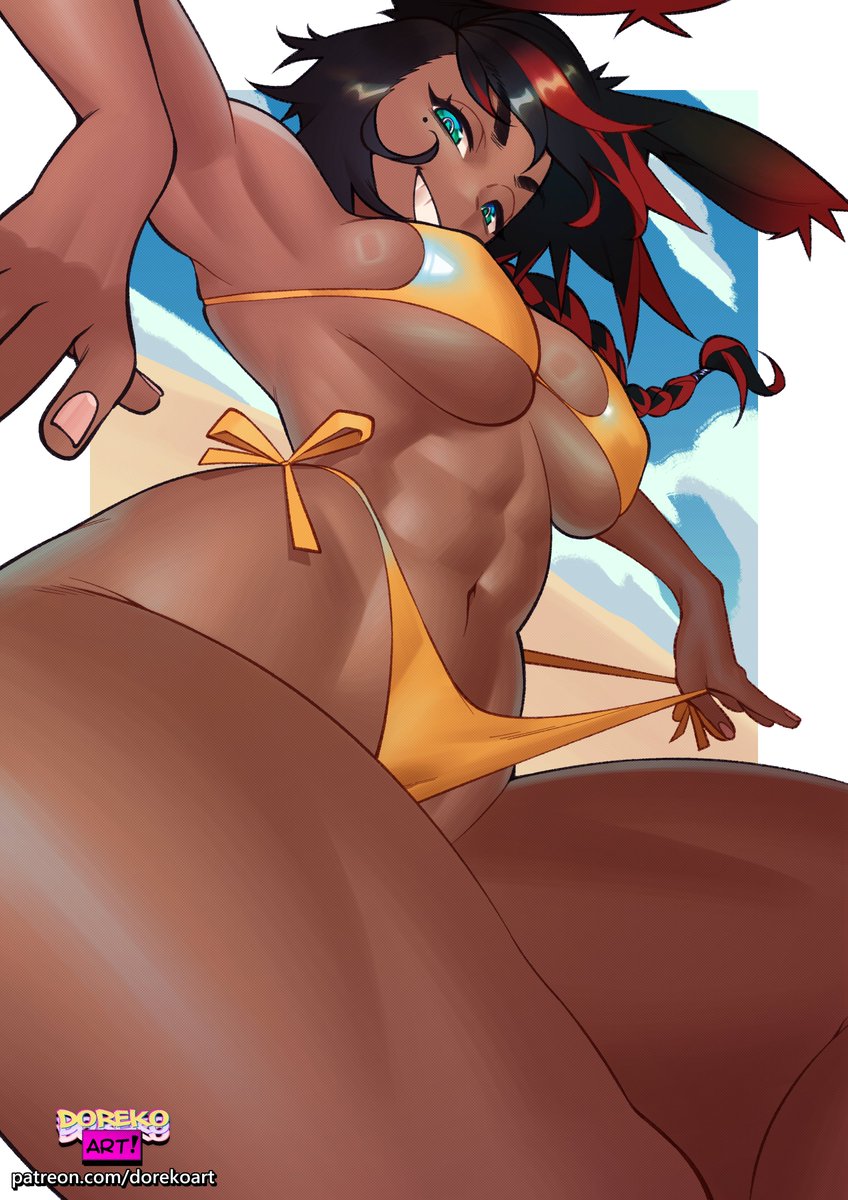 dorekoart's tweet photo. beach day!☀️🏖️#VGenCode #art #artist https://t.co/J4QdBXz9Fq