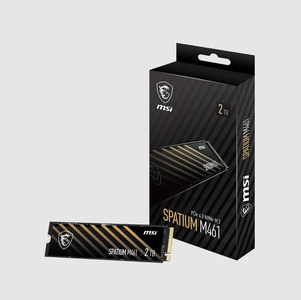 2TB SPATIUM M461 PCIe 4.0 NVMe M.2 SSD is $89.99 at MSI buff.ly/IJhIJvn #ad