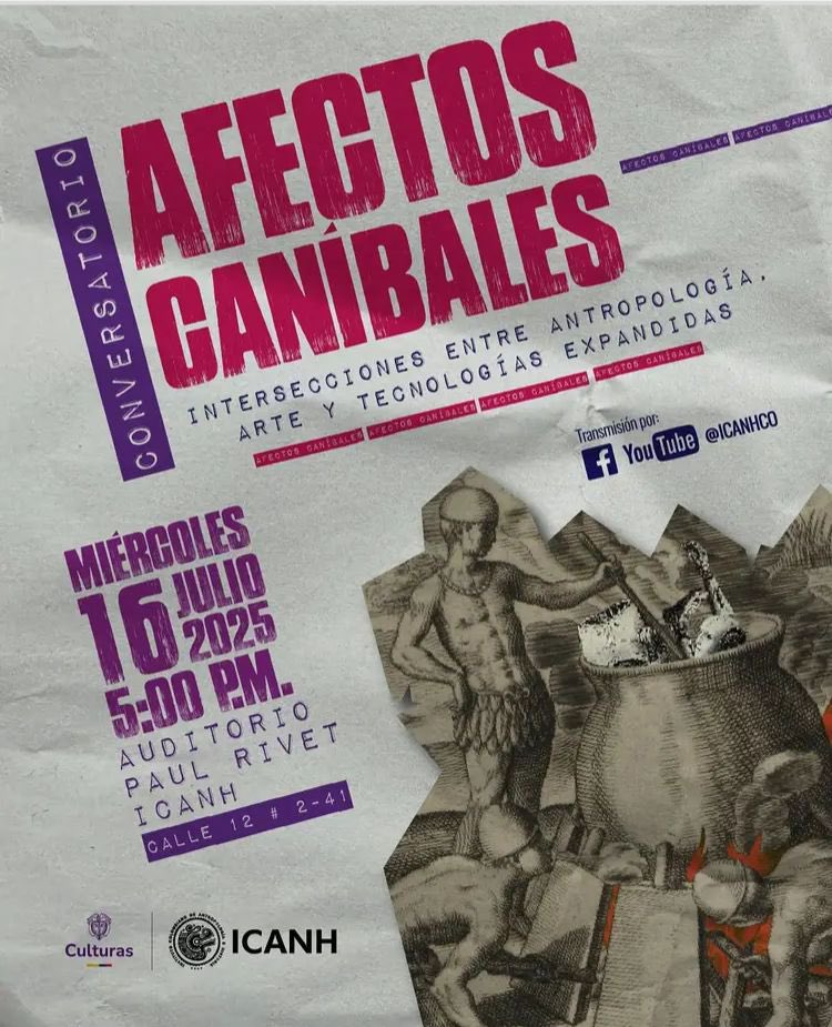 El_Icanh's tweet photo. 🔝 Les invitamos a #Conectarse al conversatorio Afectos Caníbales | Intersecciones entre antropología, arte y tecnologías expandidas https://t.co/7Fc08e8zUY vía @YouTube https://t.co/jDGlQPH4jq