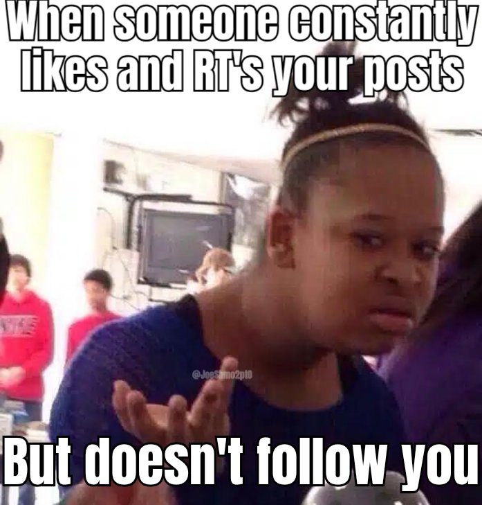 You know who you are 🧐