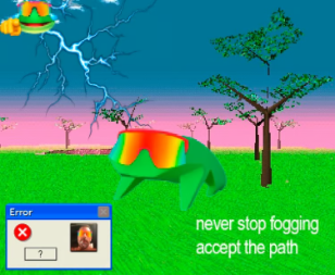 He didn’t choose the path. $fog is the path.