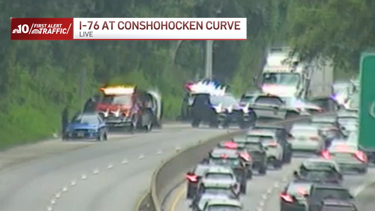 #trafficalert Problems on the Schuylkill Expwy near the Conshohocken Curve. Crash EB shutting down the highway. <a href="/NBCPhiladelphia/">NBC10 Philadelphia</a>