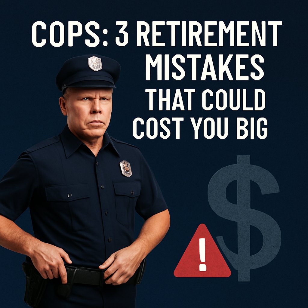 MAPLawRetire's tweet photo. 🚨 Cops, are you retirement-ready? 
Too many officers make these 3 mistakes that can cost them thousands down the line:
1️⃣ Relying only on your pension
2️⃣ Underestimating healthcare costs
3️⃣ Claiming Social Security too early
💬 DM us to build a plan that protects your future. https://t.co/56880il0FO
