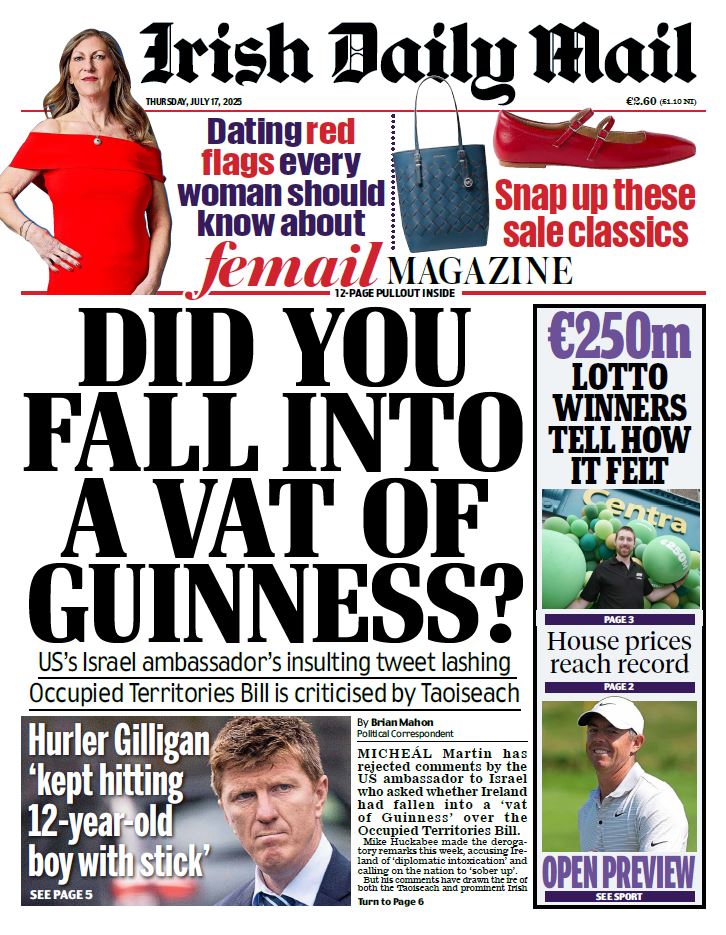 irishdailymail's tweet image. All this and lots more in Thursday's jam-packed Irish Daily Mail.