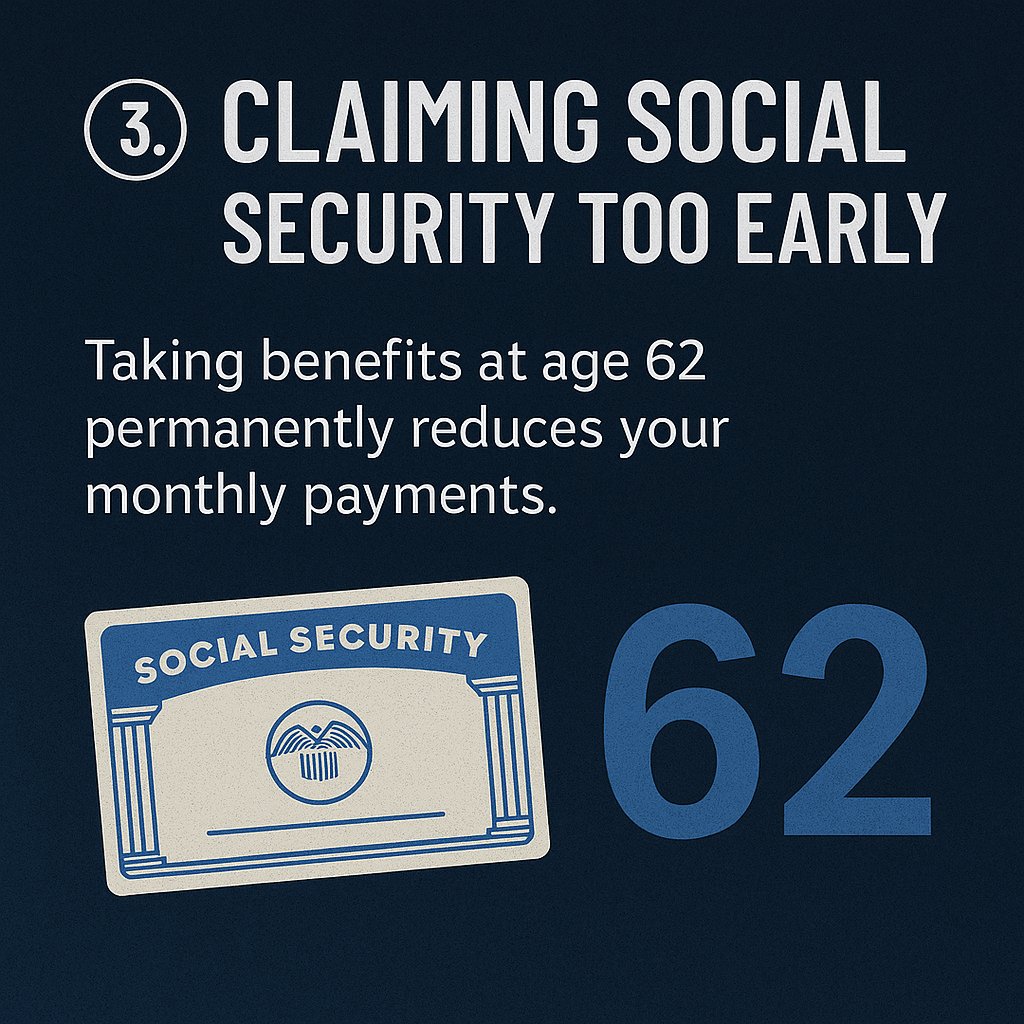 MAPLawRetire's tweet photo. 🚨 Cops, are you retirement-ready? 
Too many officers make these 3 mistakes that can cost them thousands down the line:
1️⃣ Relying only on your pension
2️⃣ Underestimating healthcare costs
3️⃣ Claiming Social Security too early
💬 DM us to build a plan that protects your future. https://t.co/56880il0FO