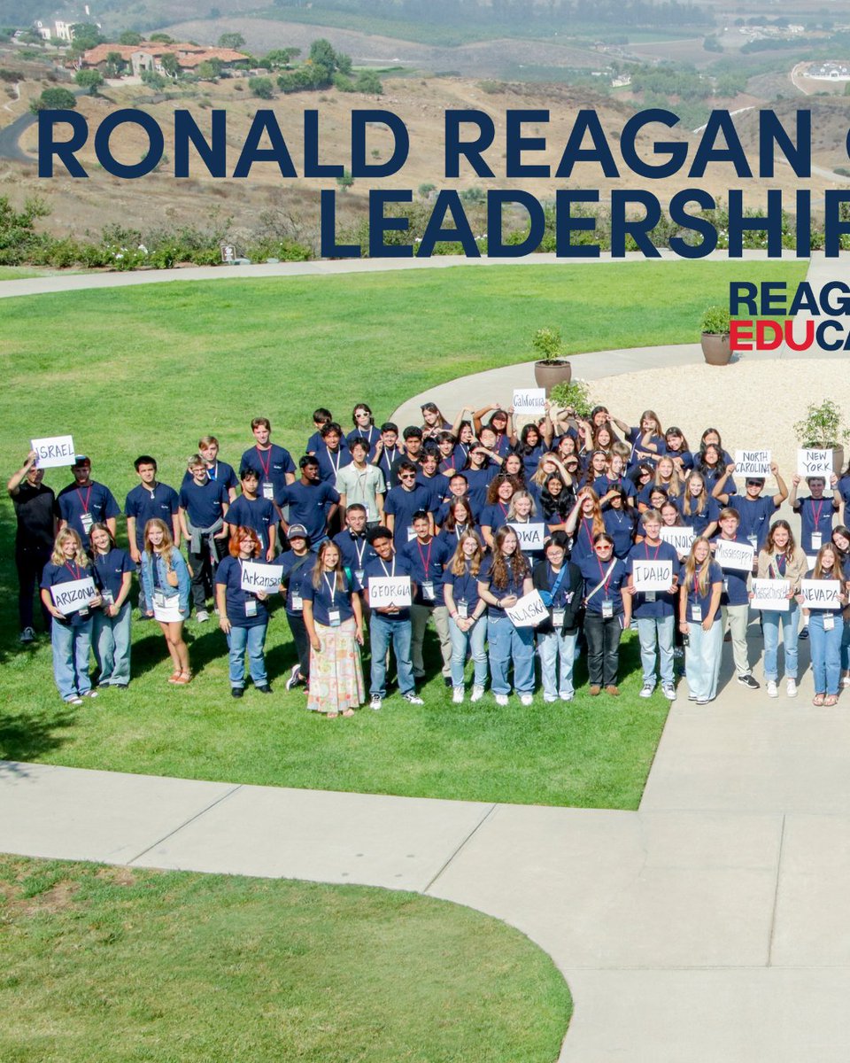 RonaldReaganEDU's tweet image. Earlier this week, we welcomed 135 high school students from 30 states—along with two students from Israel—for our Great American Leadership Program.
Stay tuned for our winter high school retreat, coming soon 👀