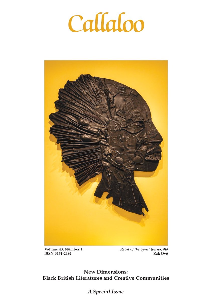 Callaloo Journal (@callaloofoundtn) on Twitter photo Who is your favorite living Black essayist or memoirist? What essays or memoirs are most compelling to you?
.
.
.
(The 1st and 10th people to respond will receive a FREE copy of our newest issue, a special Black Britain issue guest-edited by <a href="/jallenpaisant/">Jason Allen-Paisant</a> & <a href="/KMcCarthyWoolf/">Karen McCarthy Woolf</a>!!) Who is your favorite living Black essayist or memoirist? What essays or memoirs are most compelling to you?
.
.
.
(The 1st and 10th people to respond will receive a FREE copy of our newest issue, a special Black Britain issue guest-edited by <a href="/jallenpaisant/">Jason Allen-Paisant</a> & <a href="/KMcCarthyWoolf/">Karen McCarthy Woolf</a>!!)