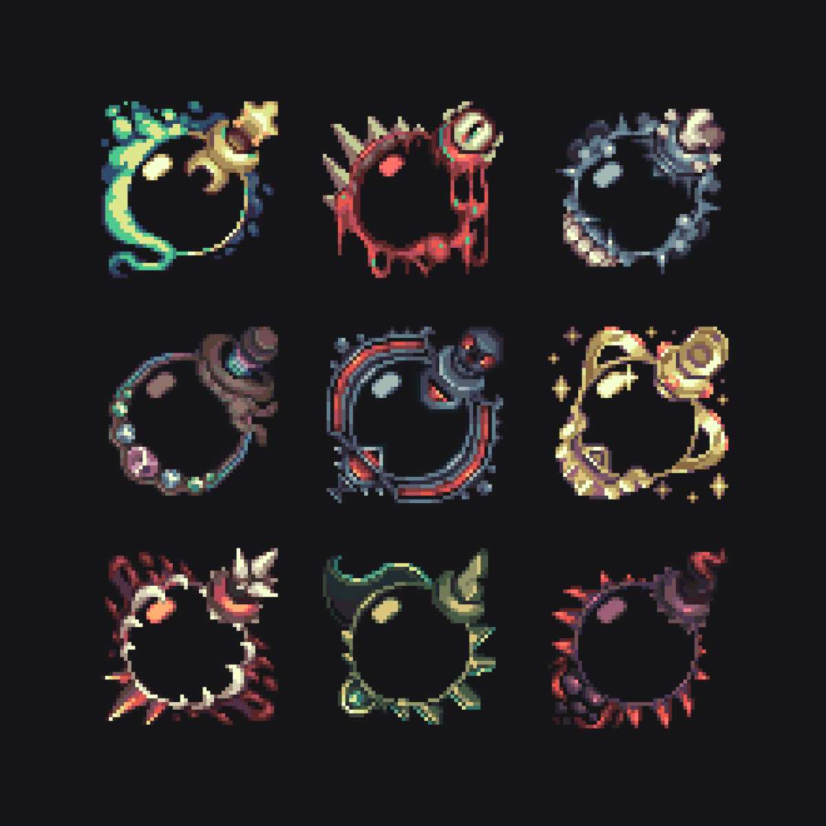 RunninBlood's tweet image. Special Potion Bottles for Skull Horde!
#pixel #art #pixelart #game #dev #gamedev