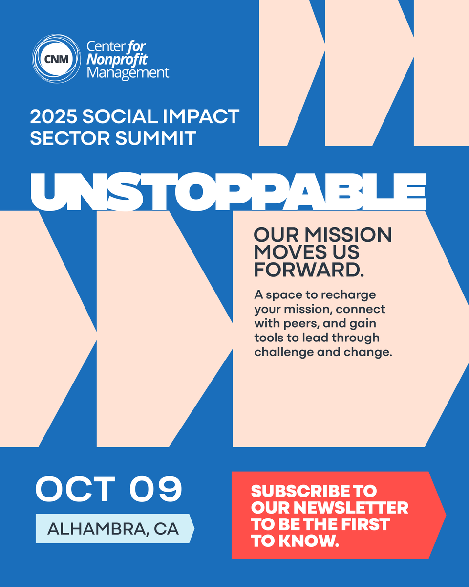 We're excited to announce that CNM's 2025 Social Impact Sector Summit is underway! Subscribe to our newsletter here to be the first to register: cnmsocal.org