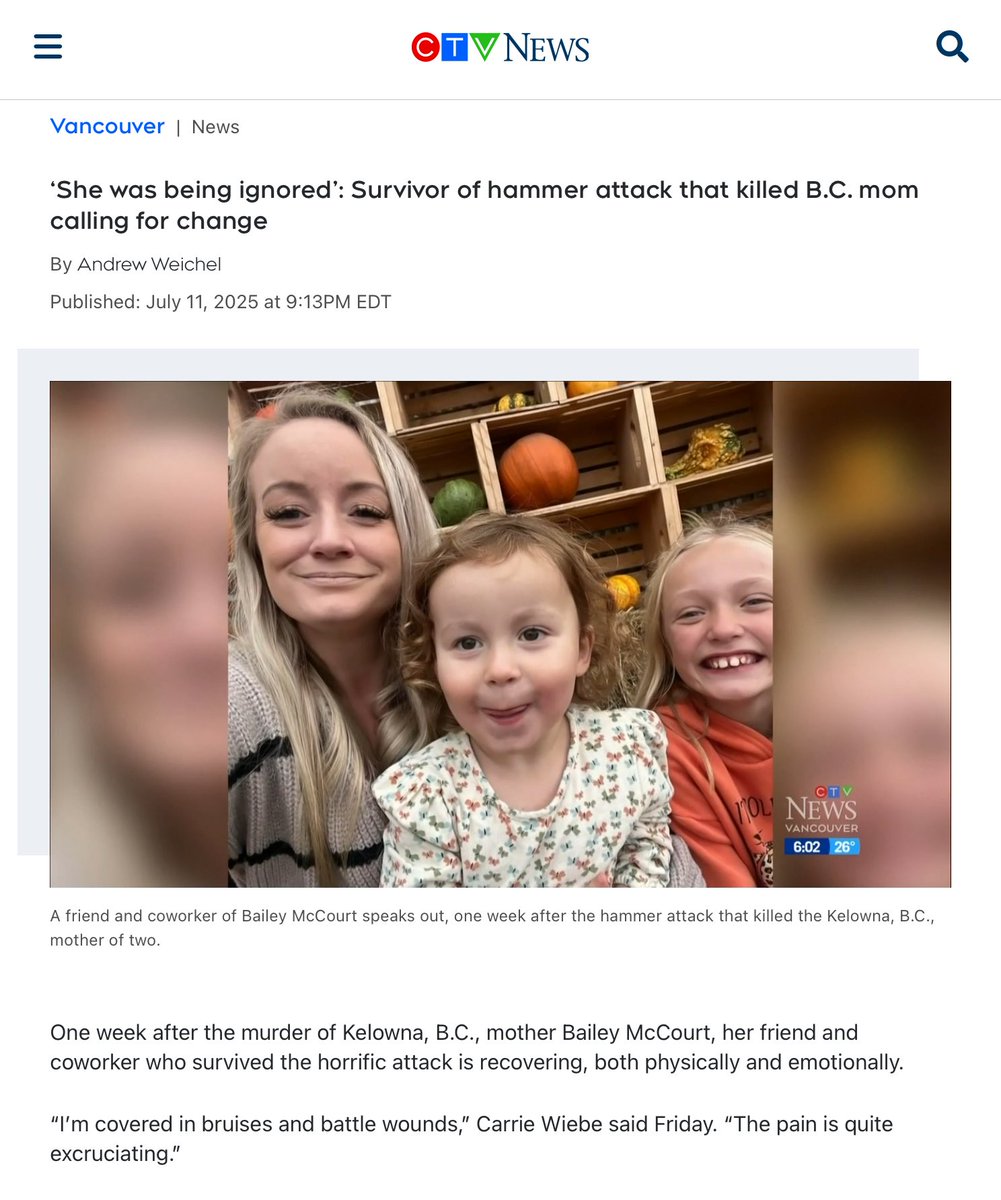 4 #women were murdered by #men in British Columbia in the last two weeks! 
#femicide #bcpoli #Canada #MVAW