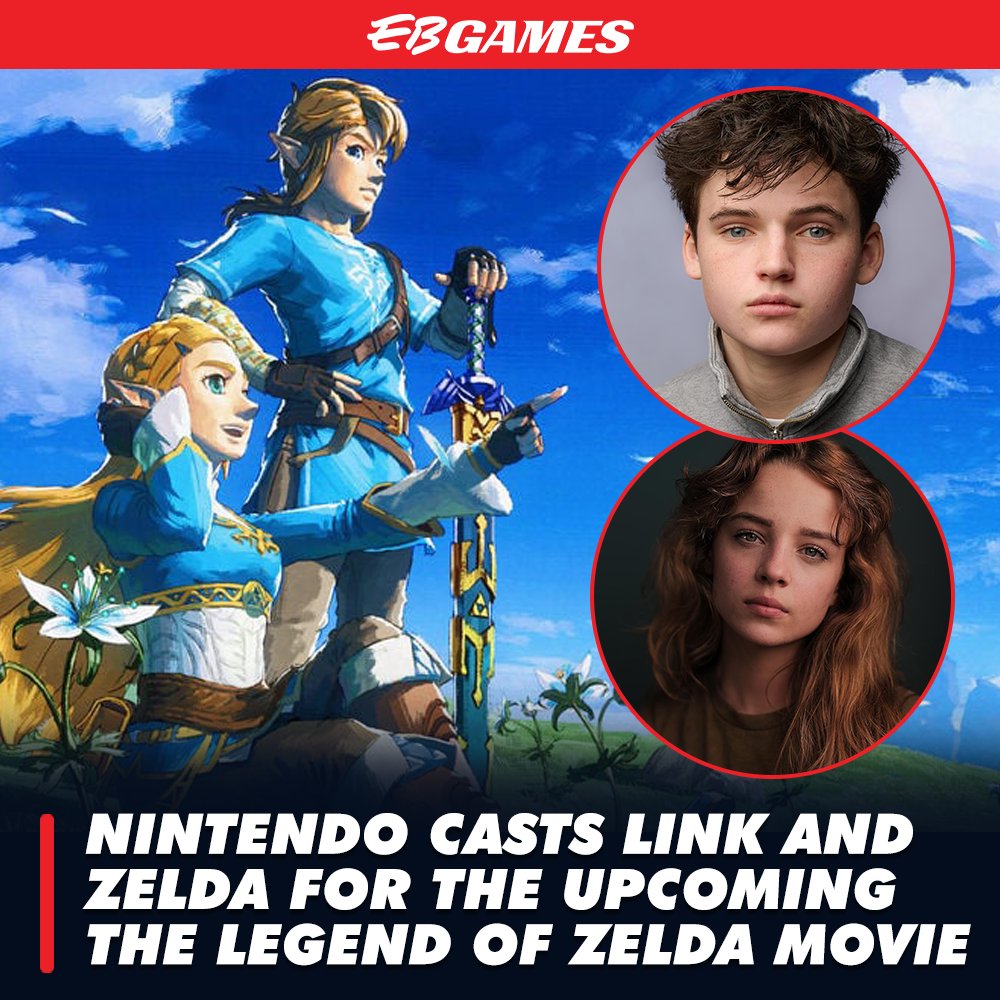 EBGamesAus's tweet photo. Nintendo has officially cast the roles of Link and Zelda in the upcoming The Legend of Zelda movie. 

Link will be played by Benjamin Evan Ainsworth, and Zelda by Bo Bragson. The movie is currently set to release in May 2027. https://t.co/gs64OlpJNL